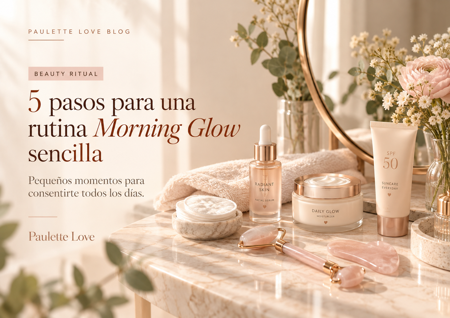 Rutina Morning Glow: 5 pasos sencillos para tu piel Rutina Morning Glow: 5 pasos sencillos para tu piel