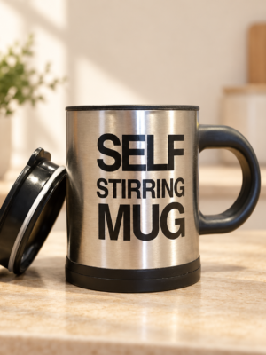 Taza mezcladora automática de acero inoxidable de 400 ml